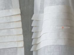Tende plissettate moderne in lino