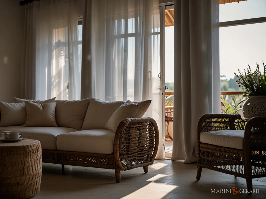 Tende soggiorno moderne eleganti in lino salento Tende soggiorno moderne eleganti in lino salento