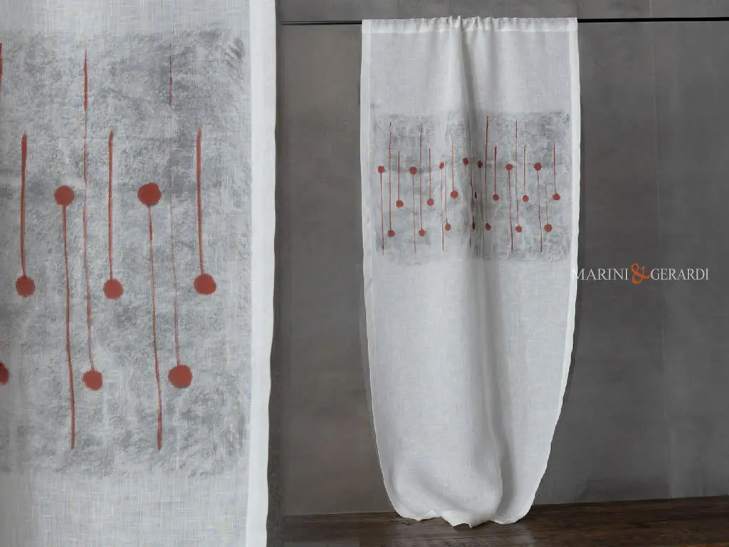 Tendine per interni in lino bianco dersign soft liberty Tendine per interni in lino bianco dersign soft liberty