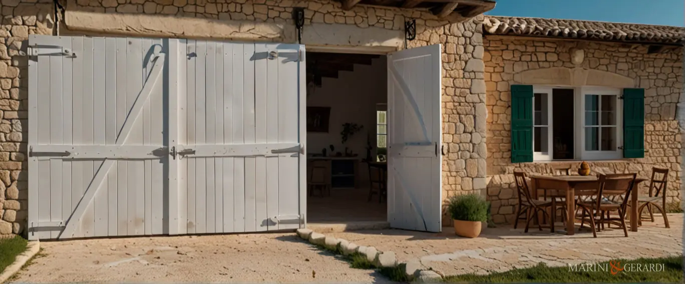 Porta granaio da esterni in legno massello Porta granaio da esterni in legno massello