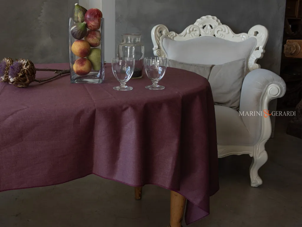 Tovaglia antimacchia tinta unita lino resinato take easy Tovaglia antimacchia tinta unita lino resinato take easy