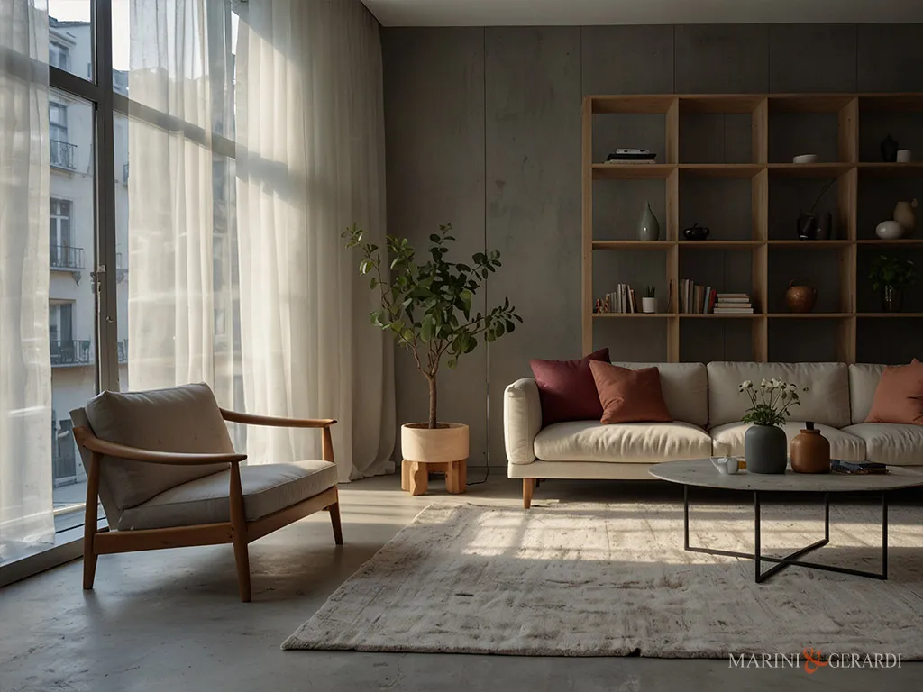 Tessuto in lino stropicciato per tende interni soggiorno Tessuto in lino stropicciato per tende interni soggiorno