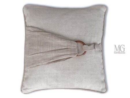 Cuscini Shabby Chic originali in juta cotone cc026