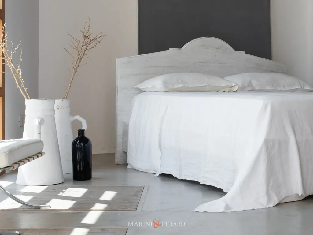 Letto una piazza e mezza legno masello produzione artigianale Letto una piazza e mezza legno masello produzione artigianale - Marini&Gerardi