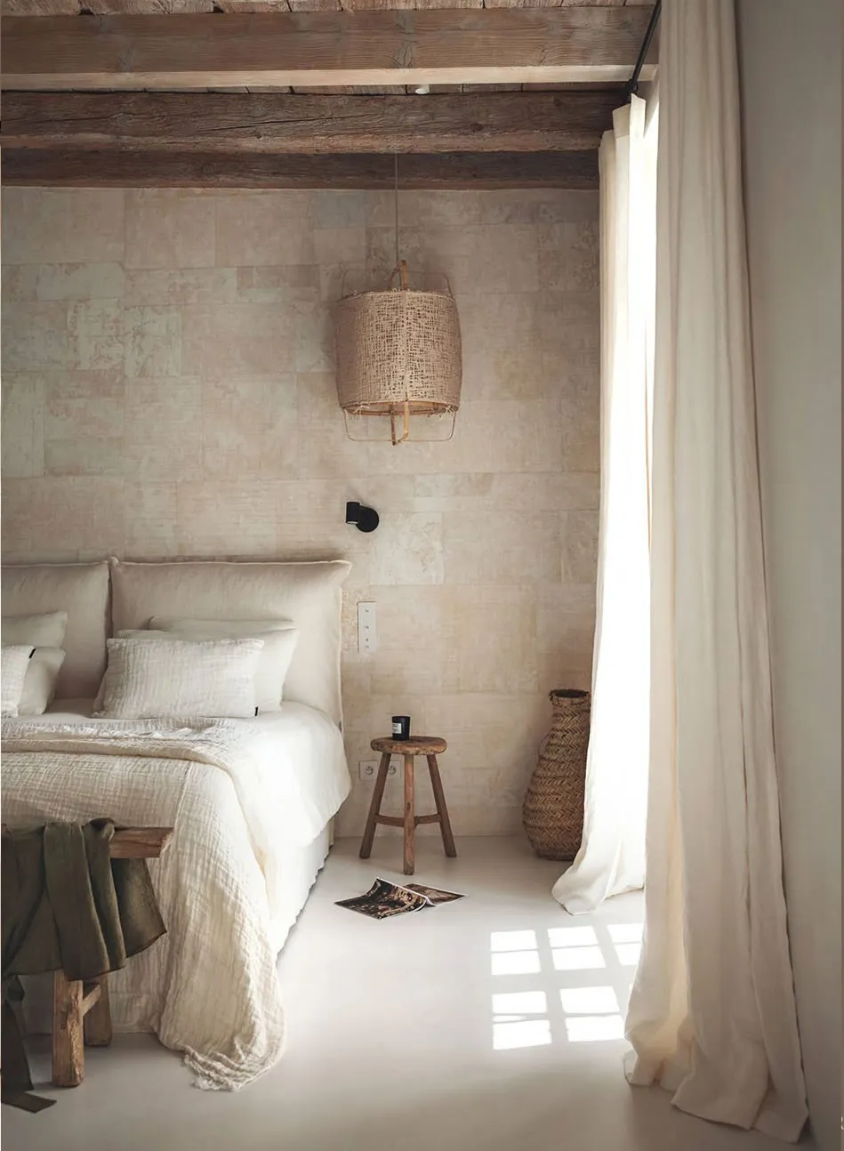 Tende per camera da letto per un ambiente arredo rustico elegante - Marini & Gerardi Tende per camera da letto per un ambiente arredo rustico elegante