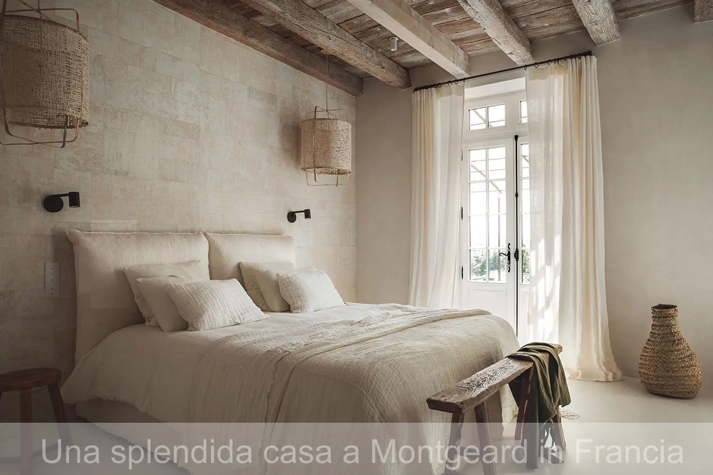 Tende per Camera da Letto Matrimoniale Immagini splendida casa in francia
