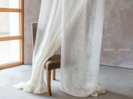 Tende doppie su unico bastone x un soggiorno moderno - Marini&Gerardi