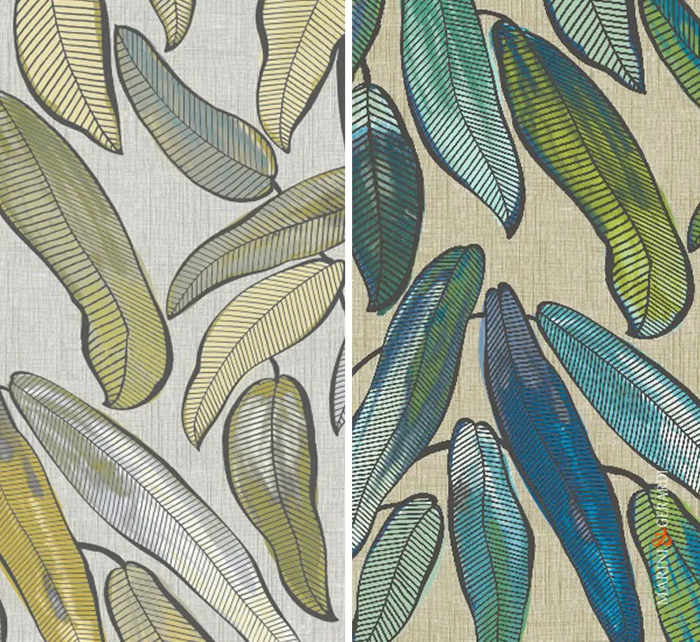 Aldebaran foglie tessuti pregiati per tappezzeria Aldebaran foglie tessuti pregiati per tappezzeria