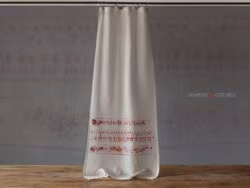 Tende vetri per mansarda cucina salone in lino design rosso mattone