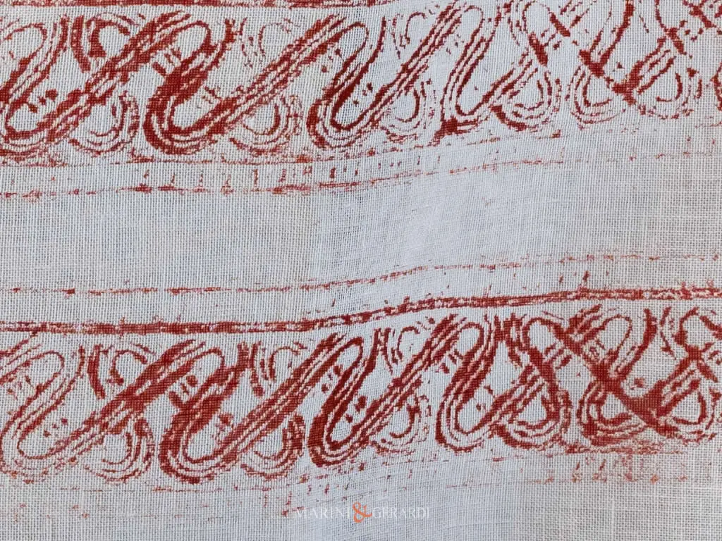 Tendine finestra a vetro in lino design rosso mattone Tendine finestra a vetro in lino design rosso mattone