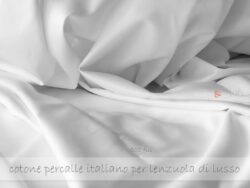 Cotone percalle italiano per lenzuola di lusso 500 fili