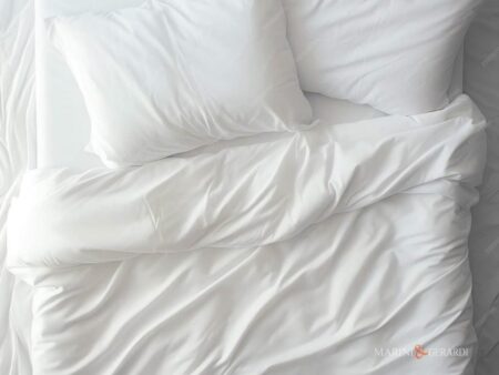 Set lenzuolo in percalle cotone americano pima 600 tc