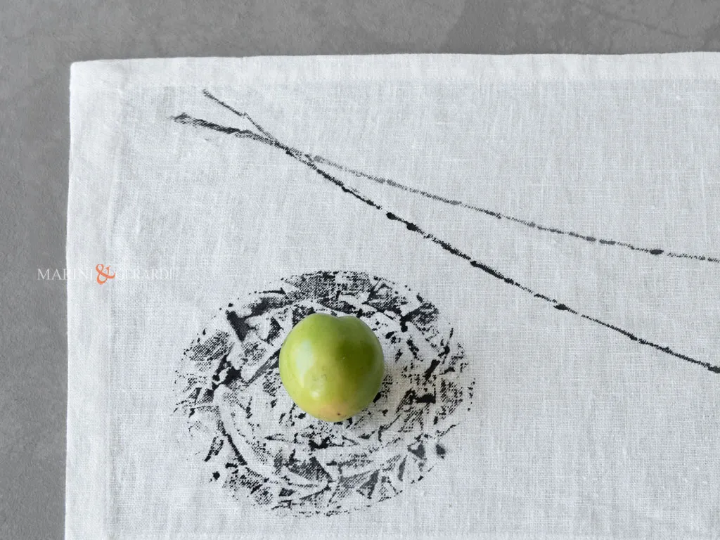 Tovagliette americane stoffa in lino set 2 pezzi Tovagliette americane stoffa in lino set 2 pezzi