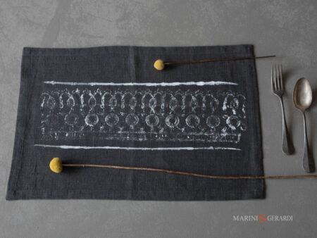 DIONE - Tovagliette Americana - Tovagliette Colazione Tessuto Lino Set 2 pz.