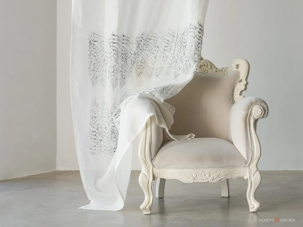 Tende salone moderno in lino tendaggi su misura Tende salone moderno in lino tendaggi su misura