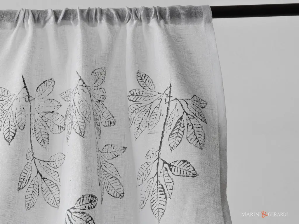 Tendine finestra cucina con foglie Tendine finestra cucina con foglie