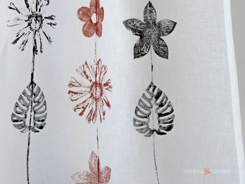 Tendine lino siggiorno cucina antares design Tendine lino siggiorno cucina antares design