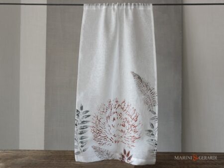 Tende per porta finestra a vetro in lino