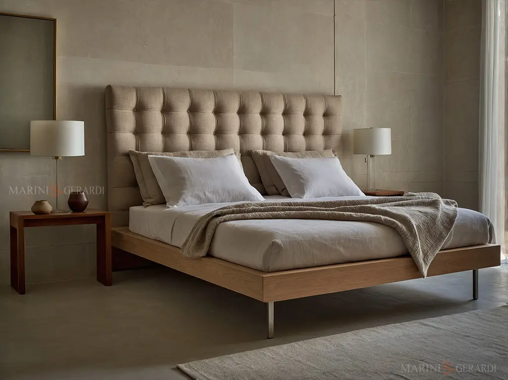 Elegante set lenzuola letto in lino arredo moderno Elegante set lenzuola letto in lino arredo moderno