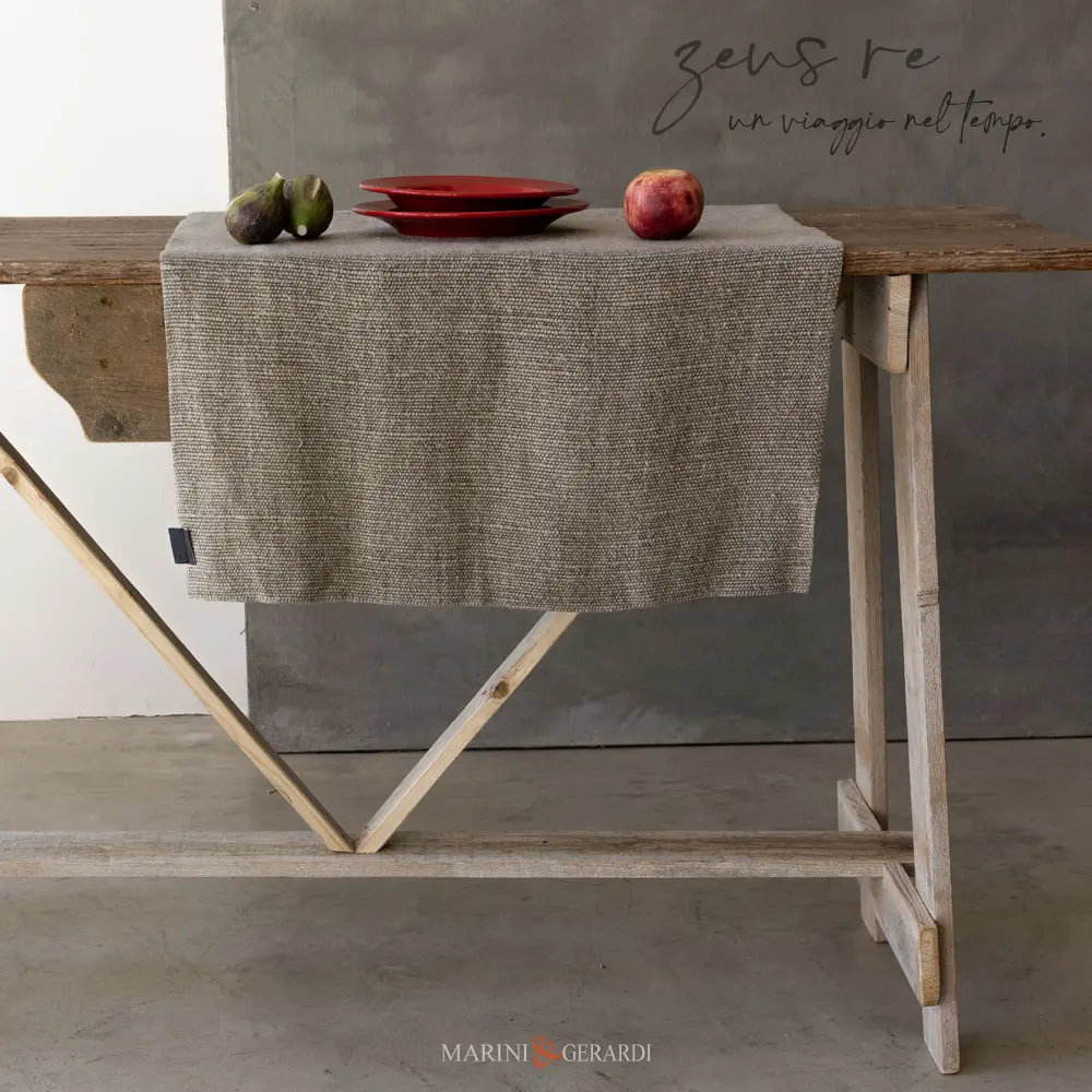 Tessuto lino pesante per tovagliette americane Tessuto lino pesante per tovagliette americane e Runner per Tavolo Moderno