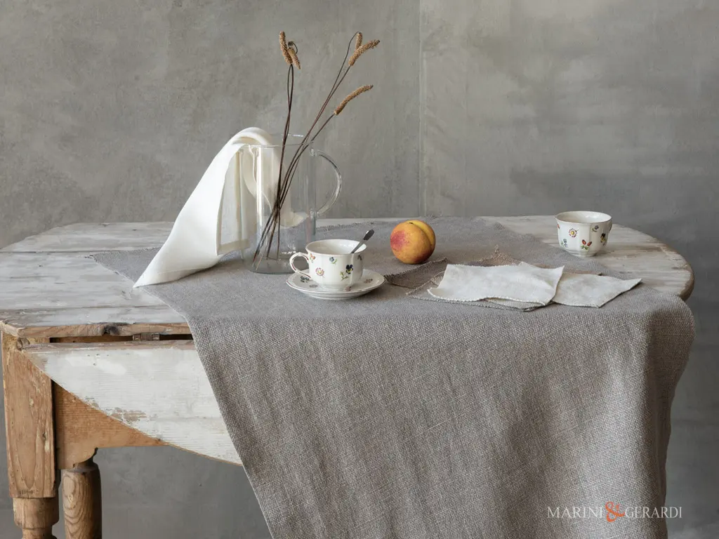 Tovagliette americane runner personalizzate per ristorante in lino