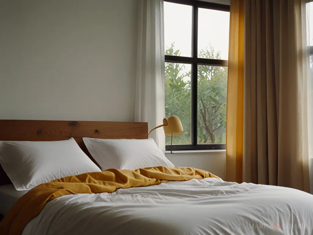 Completo letto con lenzuola cotone percalle gialle bianche Completo letto con lenzuola cotone percalle gialle bianche