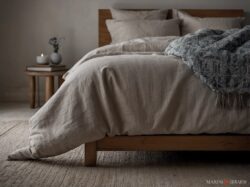 Sacco Copripiumino Matrimoniale in Lino tinta unita