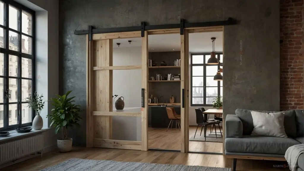 Porte scorrevoli interne in legno massello studio soggiorno Porte scorrevoli interne in legno massello studio soggiorno
