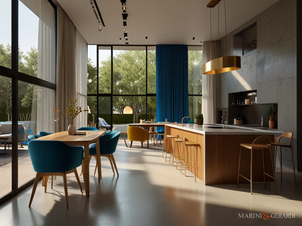 Tende per porta finestra cucina soggiorno lino blu Tende per porta finestra cucina soggiorno lino blu