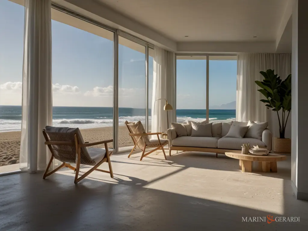 Tende per sala moderna tende da soggiorno moderno vista mare Tende per sala moderna tende da soggiorno moderno vista mare