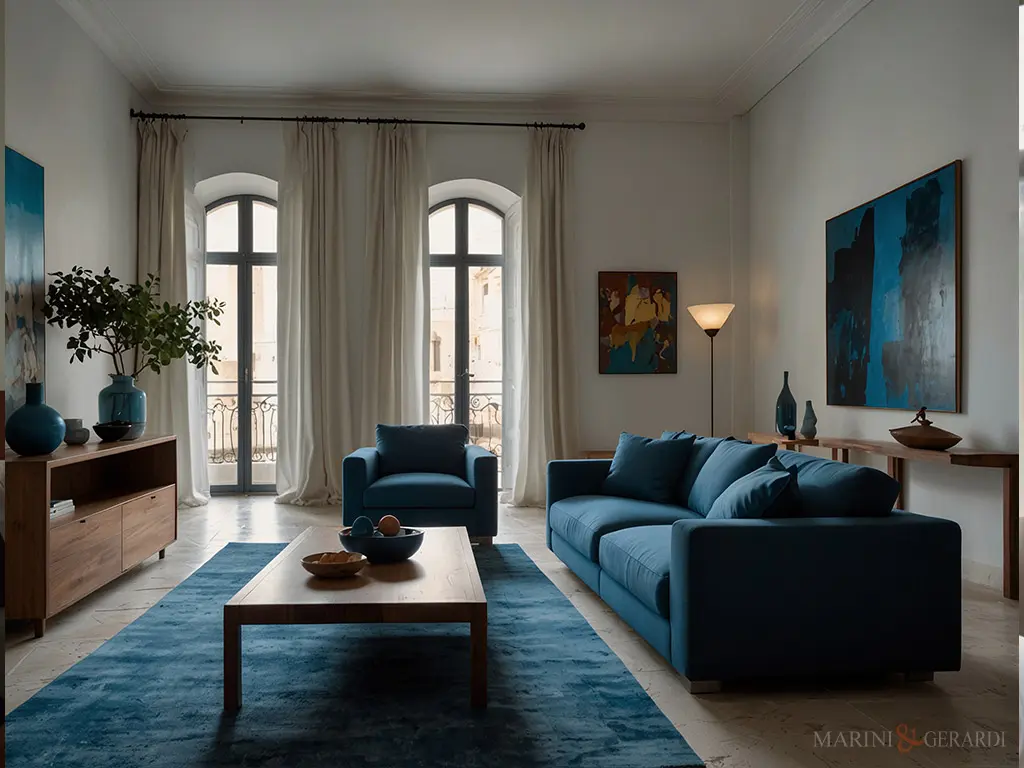 Foto tende da salotto moderne interni arredo in lino Foto tende da salotto moderne interni arredo in lino