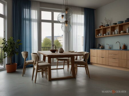 Tende cucina porta finestra lino tavolo soggiorno DON CARLOS