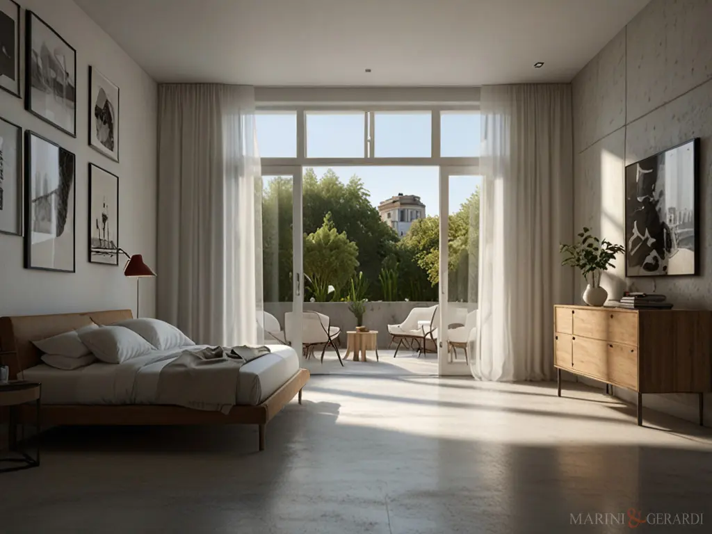 Tende un elemento essenziale nella camera da letto Tende un elemento essenziale nella camera da letto