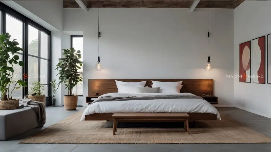 Arredare la camera da letto moderna piante quadri Arredare la camera da letto moderna piante quadri