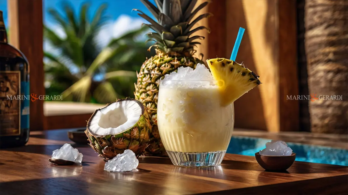 Pina colada, dolce e dissetante pignacolada de puerto rico Pina colada, dolce e dissetante pignacolada de puerto rico