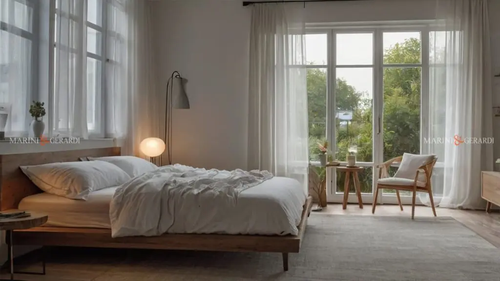 Tende lino bianco per stanza da letto Tende lino bianco per stanza da letto