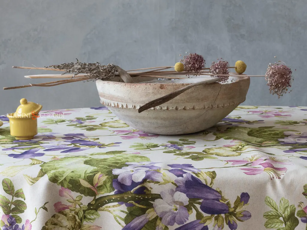 Tovaglia da 12 a fiori per tavolo rettangolare Tovaglia da 12 a fiori per tavolo rettangolare