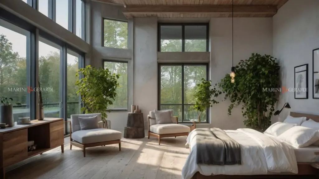 Camera da letto idee design stile nordico lenzuola in lino Camera da letto idee design stile nordico lenzuola in lino