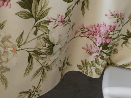 Tessuto a fiori per tovaglia tavolo rettangolare