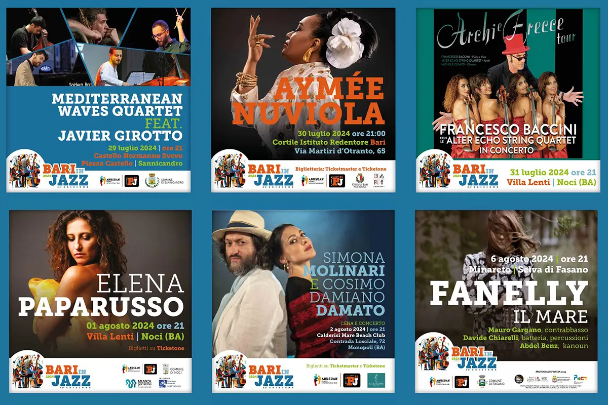 Bariinjazz line up mediterranean quartet aymee nuoviola 2024 Bariinjazz line up mediterranean quartet aymee nuoviola 2024