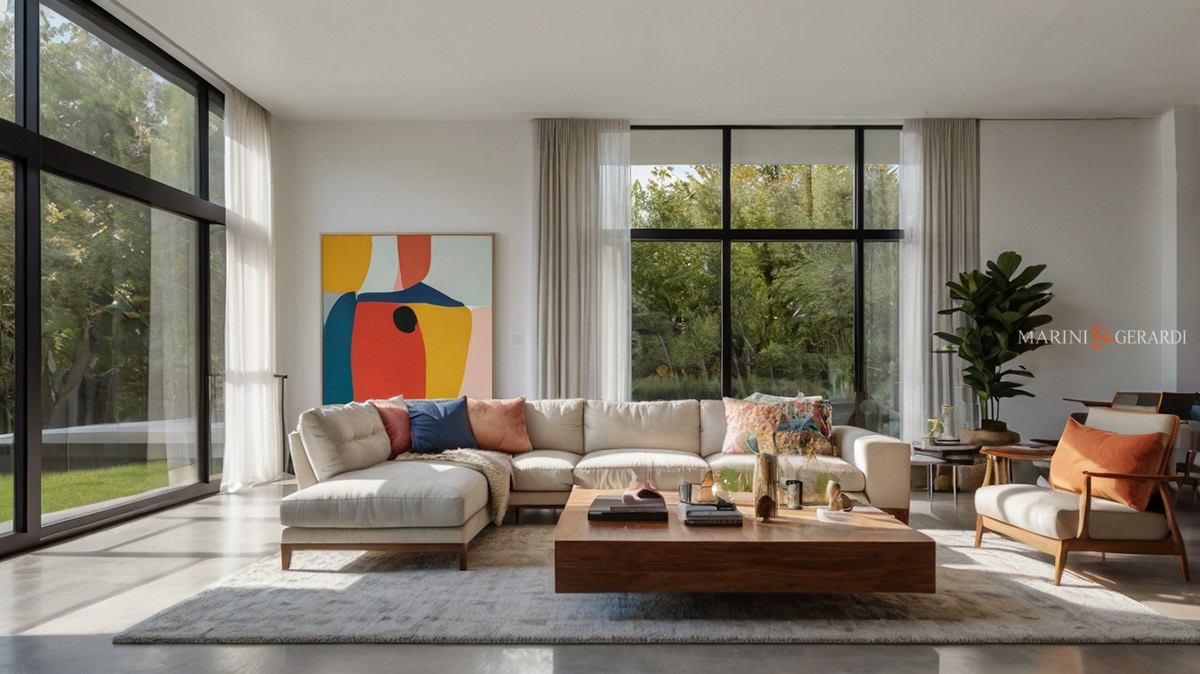 Garza di lino per tende soggiorno Garza di lino per tende soggiorno