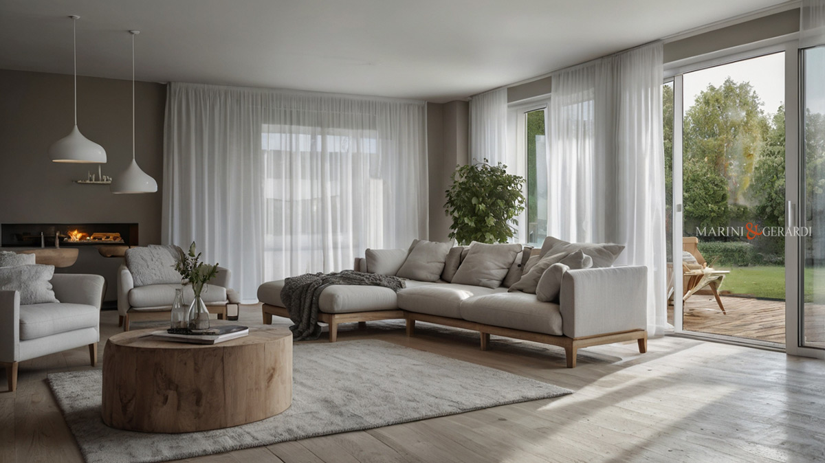Tende particolari moderne design soggiorno funzionale Tende particolari moderne design soggiorno funzionale