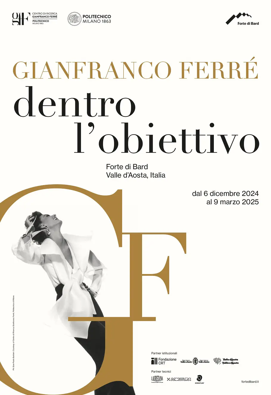 Gianfranco ferré locandina forte di bart valle d'aosta. Gianfranco ferré locandina forte di bart valle d'aosta.