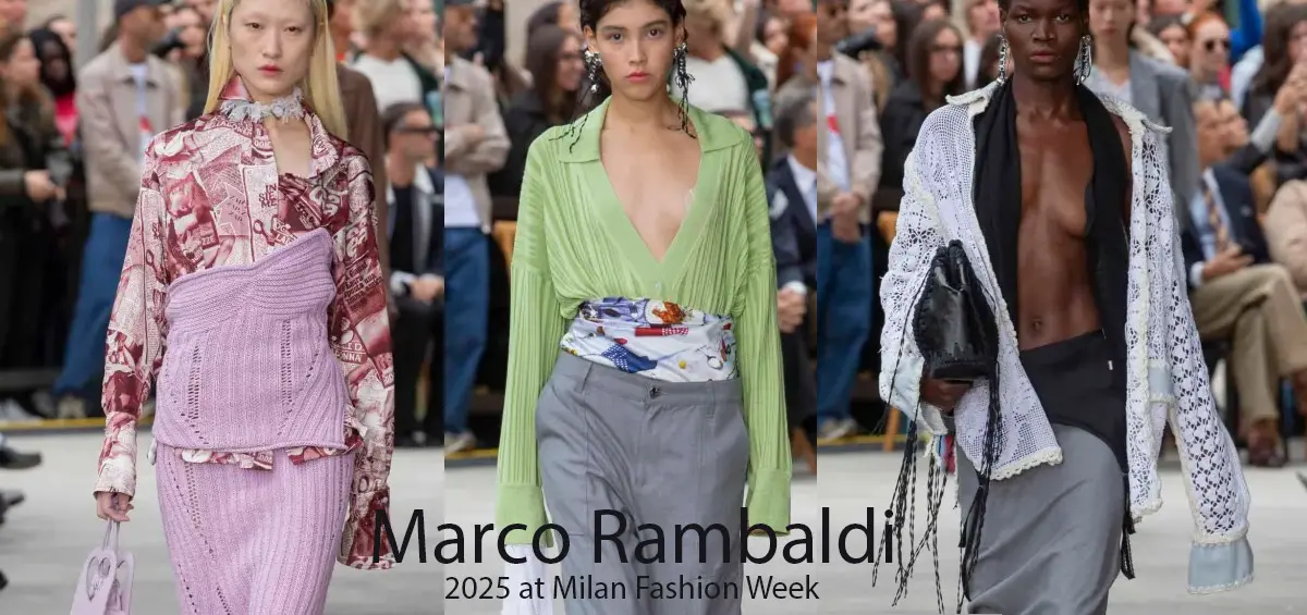 Marco rambaldi spring summer 2025 milan fashion week Marco rambaldi spring summer 2025 milan fashion week
