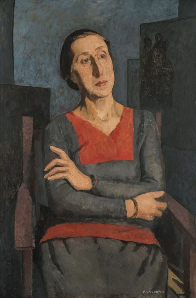 Ritratto di sorella elvira felice casorati Ritratto di sorella elvira felice casorati