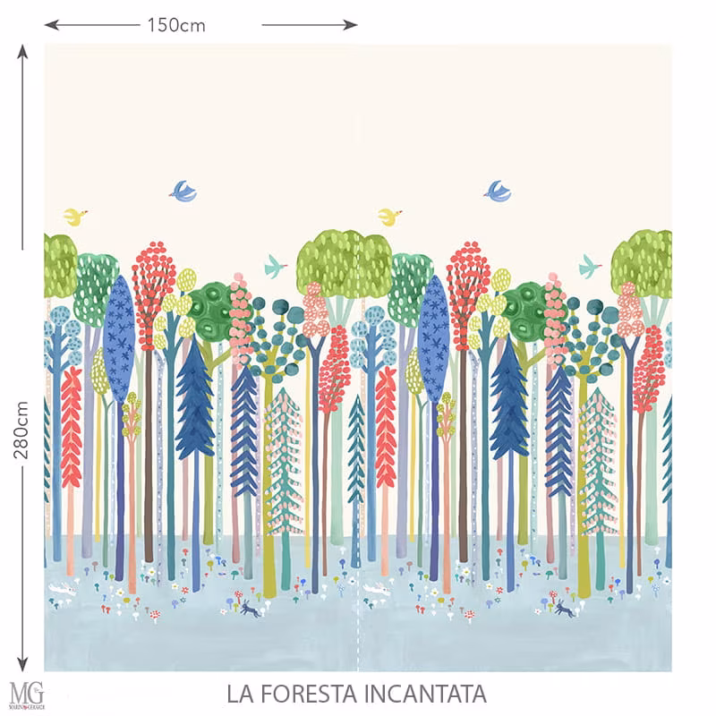 Tessuto a metraggio tende idee cameretta bimba Tessuto a metraggio tende idee cameretta bimba