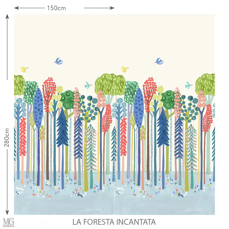 Tessuto a metraggio tende idee cameretta bimba Tessuto a metraggio tende idee cameretta bimba