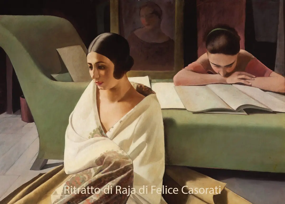 Felice casorati ritratto di raja