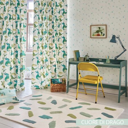 Idee cameretta bimba tessuto per Tende camerette bambini