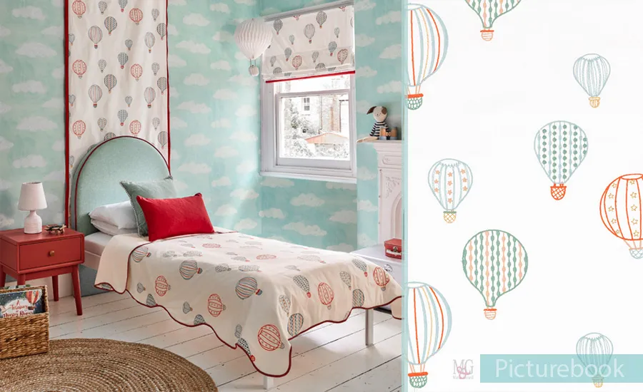 Tessuto per tenda morbido cotone ricamato cameretta bambini Tessuto per tenda morbido cotone ricamato cameretta bambini